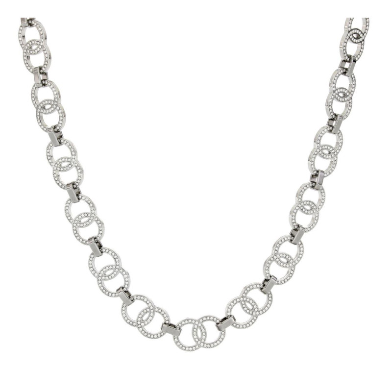 COLLANA "CLIO" MM 40+6 IN ACCIAIO