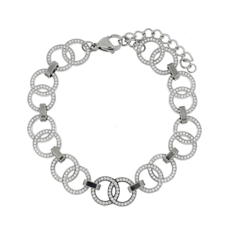 BRACCIALE "CLIO" MM 18+3 IN ACCIAIO