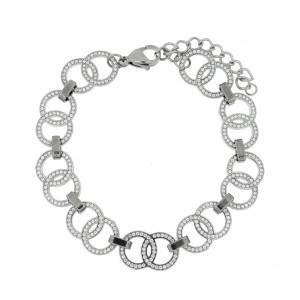 BRACCIALE "CLIO" MM 18+3 IN ACCIAIO