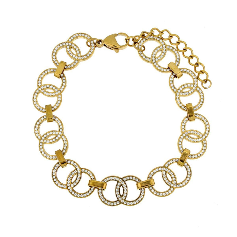 BRACCIALE "CLIO" MM 18+3 IN ACCIAIO