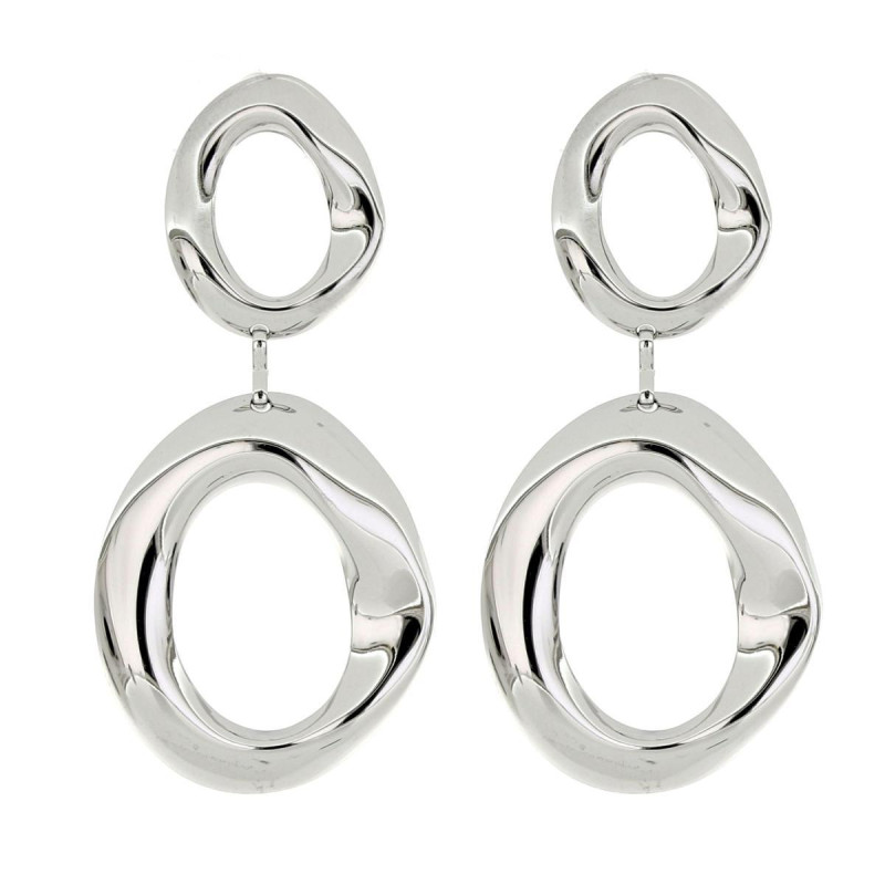 ORECCHINI "CLIO" MM 65 IN ACCIAIO