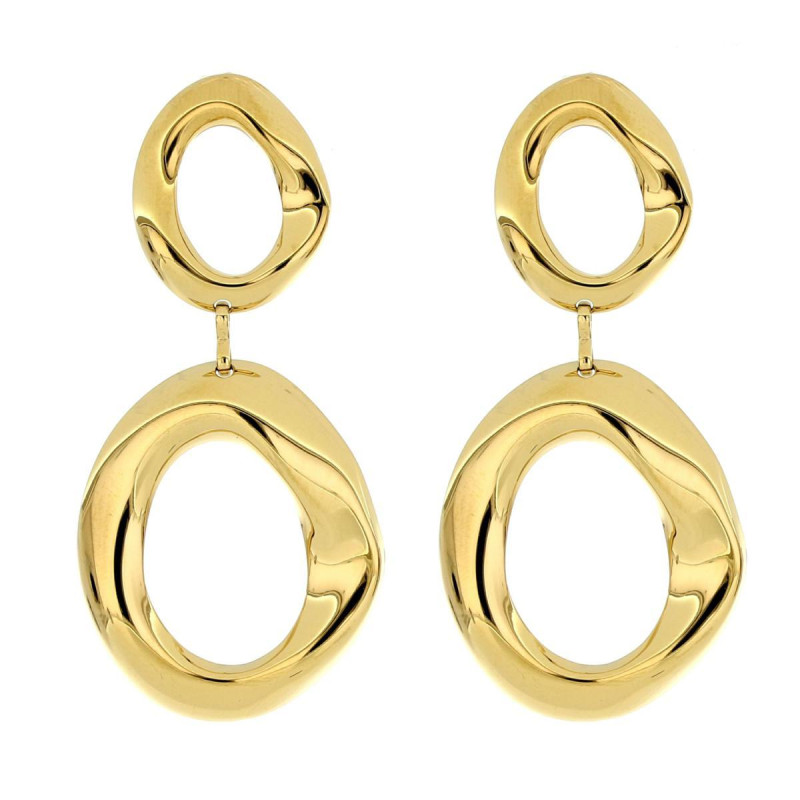 ORECCHINI "CLIO" MM 65 IN ACCIAIO