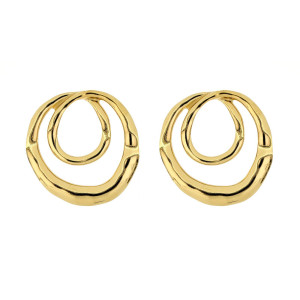 ORECCHINI "CLIO" MM 55X53 IN ACCIAIO