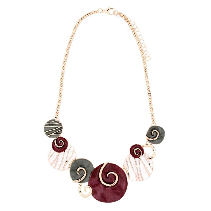 COLLANA ARMONIA CM 42+6 IN OTTONE