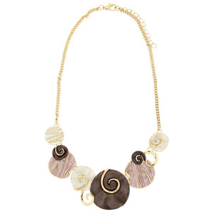 COLLANA ARMONIA CM 42+6 IN OTTONE