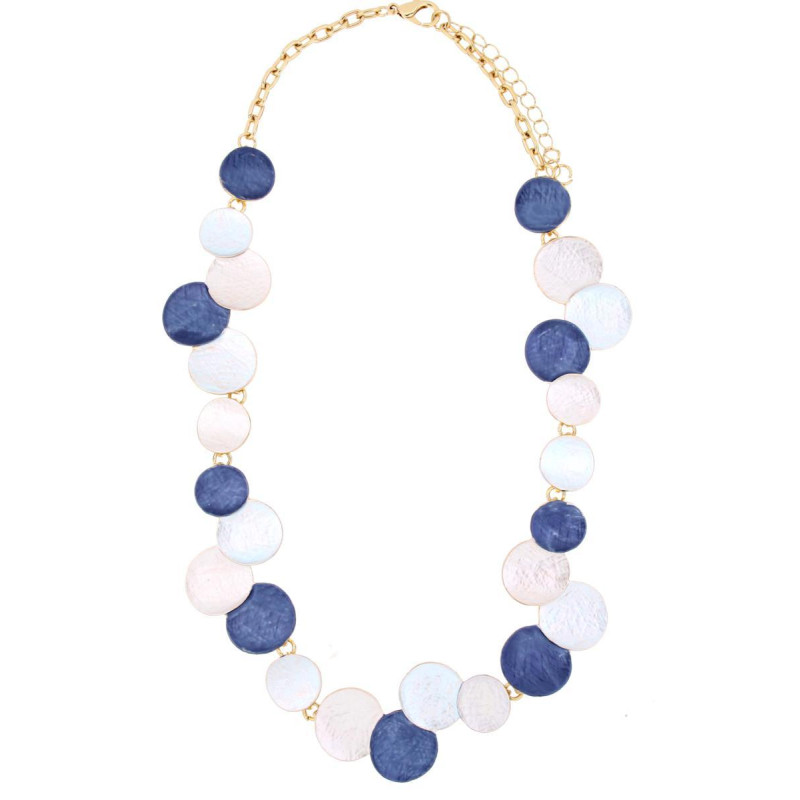 COLLANA ARMONIA CM 45+6 IN OTTONE