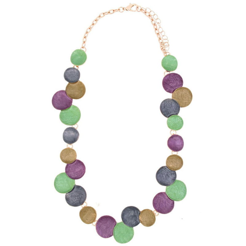 COLLANA ARMONIA CM 45+6 IN OTTONE