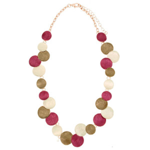 COLLANA ARMONIA CM 45+6 IN OTTONE