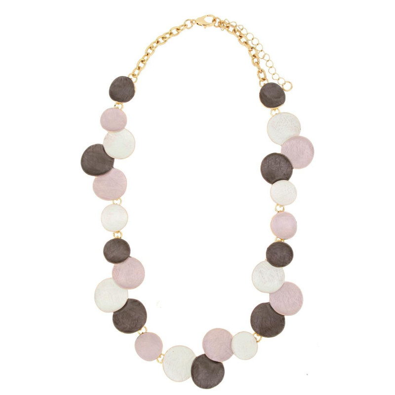 COLLANA ARMONIA CM 45+6 IN OTTONE