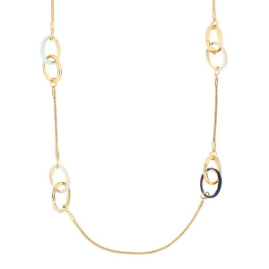 COLLANA ARMONIA CM 87 IN OTTONE