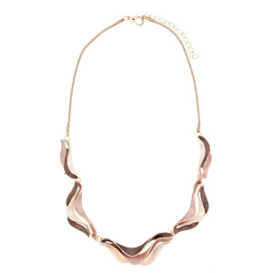 COLLANA ARMONIA CM 42+6 IN OTTONE