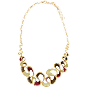 COLLANA ARMONIA CM 42+6 IN OTTONE