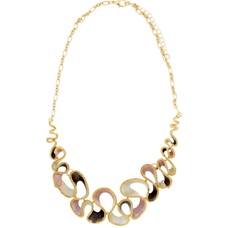 COLLANA ARMONIA CM 42+6 IN OTTONE