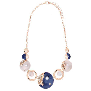 COLLANA ARMONIA CM 45+6 IN OTTONE