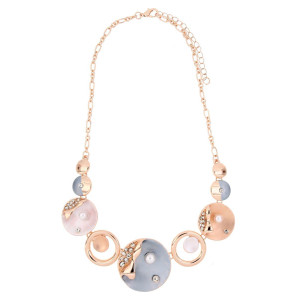 COLLANA ARMONIA CM 45+6 IN OTTONE