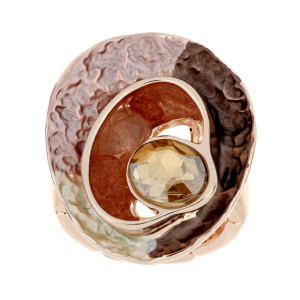 ANELLO ARMONIA MM 30 IN OTTONE