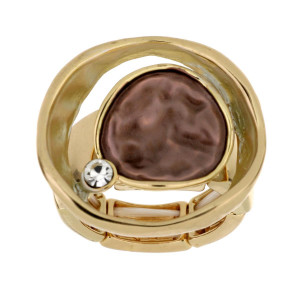 ANELLO ARMONIA MM 25 IN OTTONE