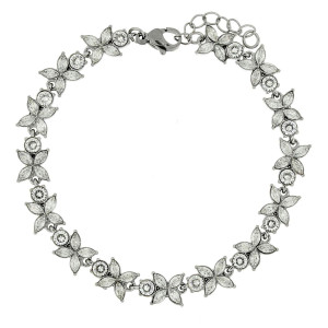 BRACCIALE MINERVA CM 17+3 IN ACCIAIO