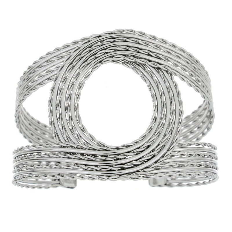 BRACCIALE MANHATTAN IN ACCIAIO