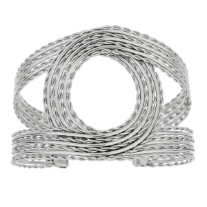 BRACCIALE MANHATTAN IN ACCIAIO