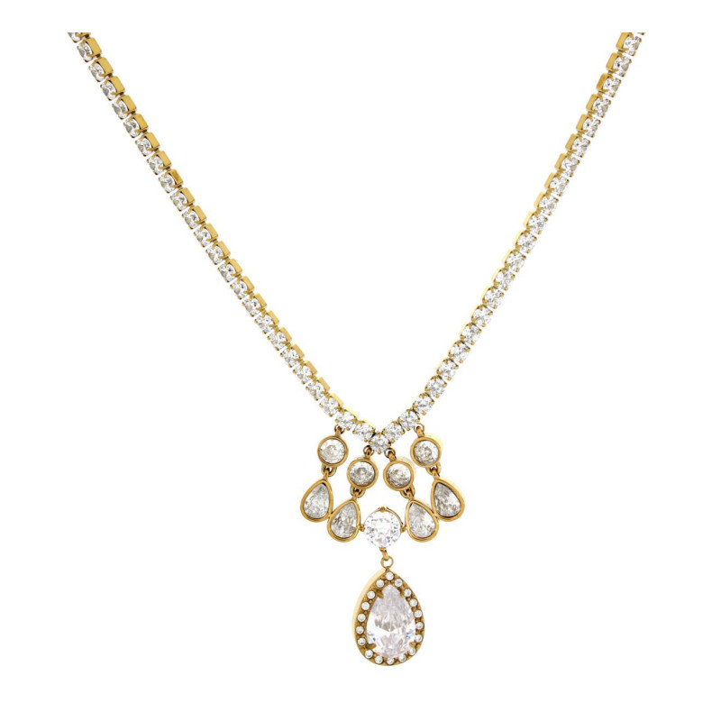 COLLANA CLEOPATRA CM 40+5 IN ACCIAIO