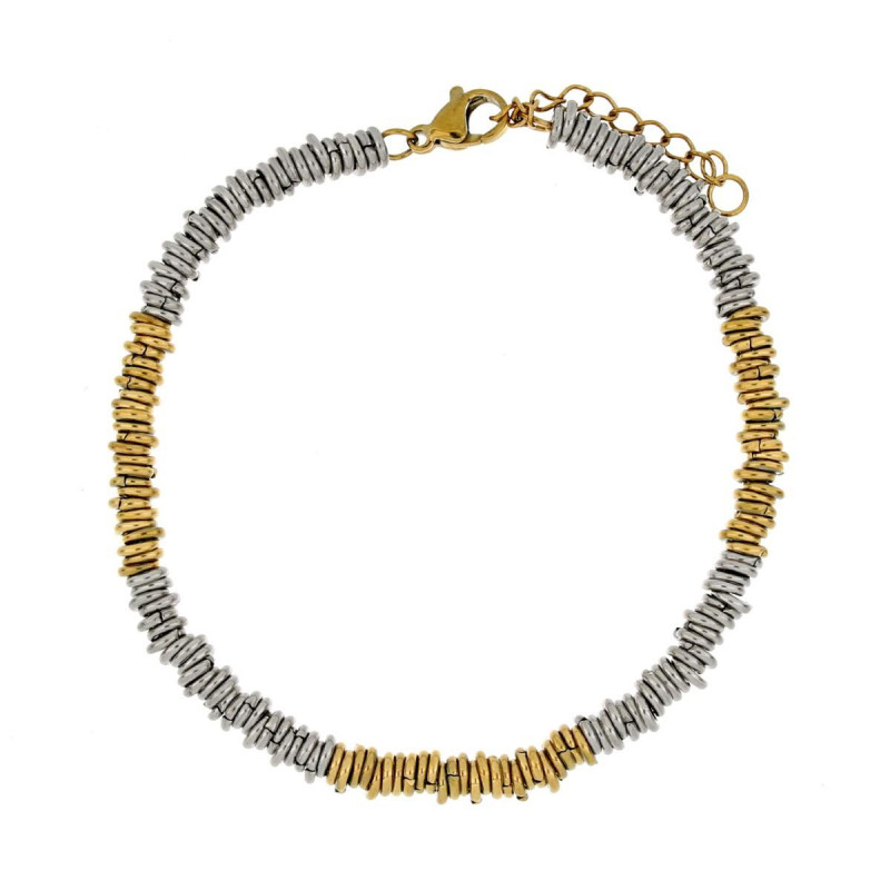 BRACCIALE CM 17+4 TYCHE IN ACCIAIO MM 8