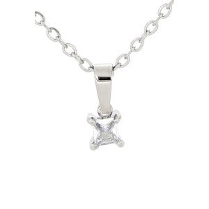 PENDENTE PUNTO LUCE QUADRO MM 3X3 IN ACCIAIO