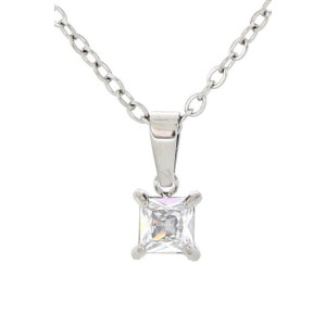 PENDENTE PUNTO LUCE QUADRO MM 4X4 IN ACCIAIO