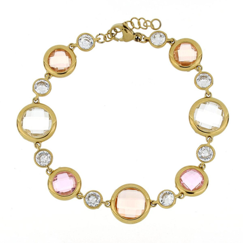 BRACCIALE LEDA CM 16+2  IN ACCIAIO