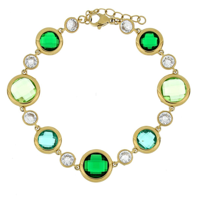 BRACCIALE LEDA CM 16+2  IN ACCIAIO