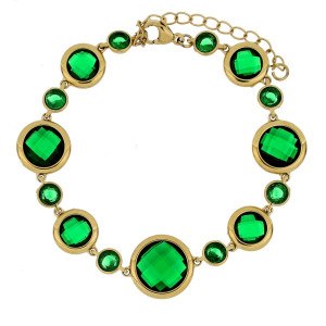 BRACCIALE LEDA CM 16+2  IN ACCIAIO