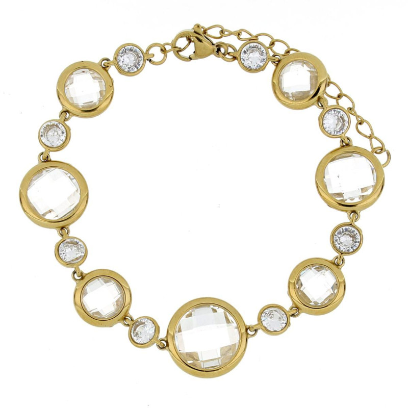 BRACCIALE LEDA CM 16+2  IN ACCIAIO