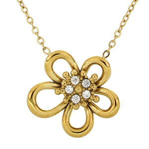 COLLANA "ADANA" IN ACCIAIO MM 18