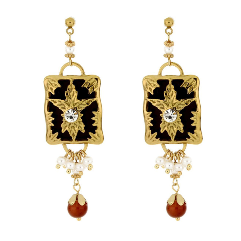 ORECCHINI "DIVINA" IN ACCIAIO