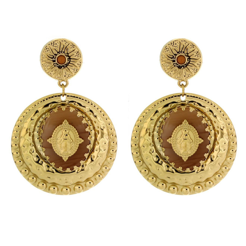 ORECCHINI "DIVINA" IN ACCIAIO