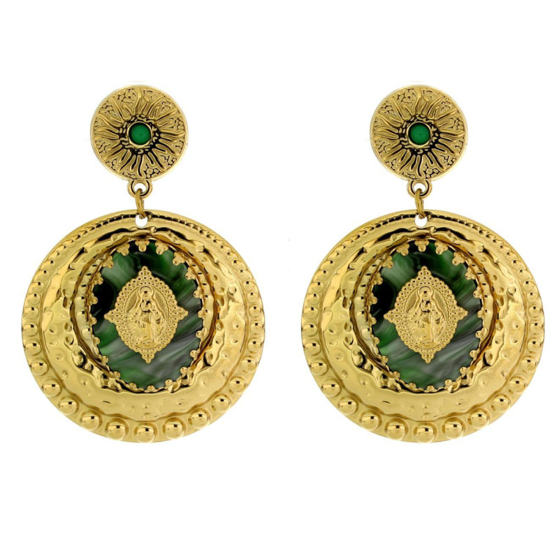 ORECCHINI "DIVINA" IN ACCIAIO