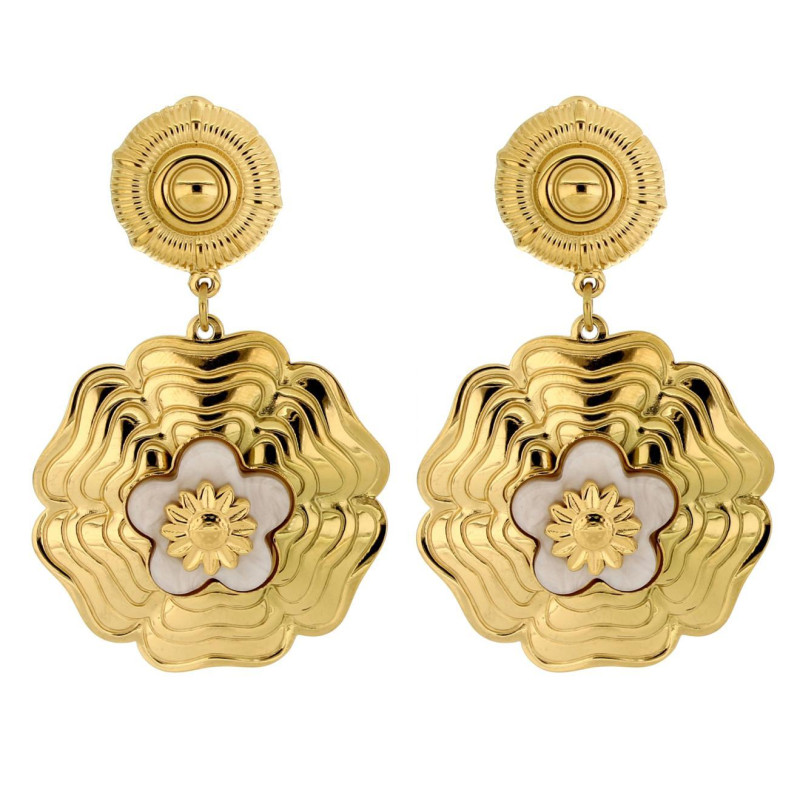 ORECCHINI "DIVINA" IN ACCIAIO