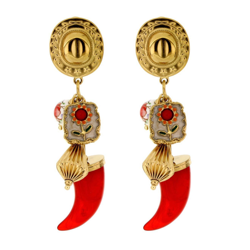 ORECCHINI "DIVINA" IN ACCIAIO