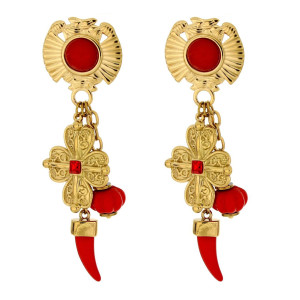 ORECCHINI "DIVINA" IN ACCIAIO