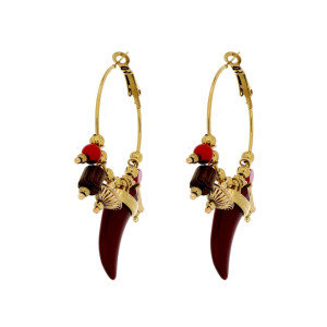 ORECCHINI "DIVINA" IN ACCIAIO