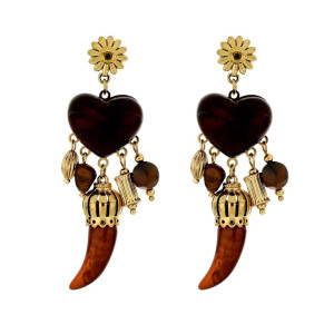 ORECCHINI "DIVINA" IN ACCIAIO