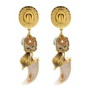 ORECCHINI "DIVINA" IN ACCIAIO