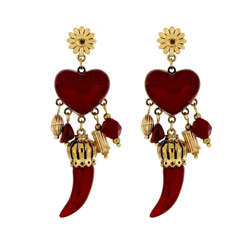 ORECCHINI "DIVINA" IN ACCIAIO