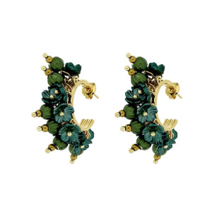 ORECCHINI NEMESI IN ACCIAIO MM 20