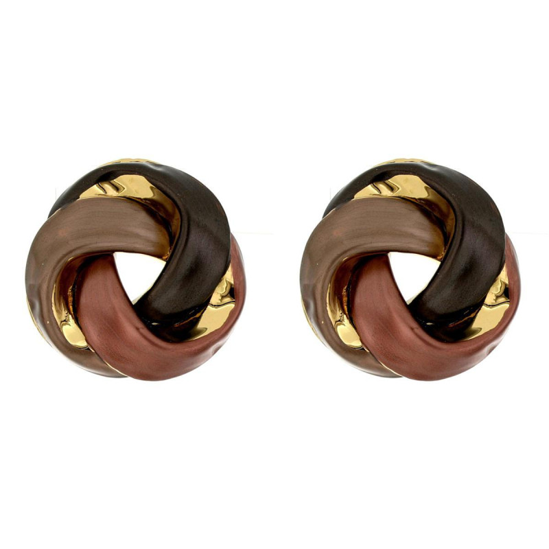 ORECCHINI NEMESI IN ACCIAIO MM 35