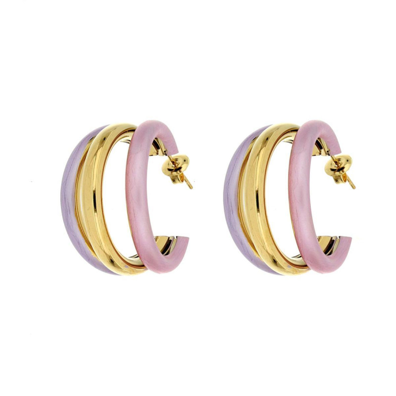 ORECCHINI NEMESI IN ACCIAIO MM 30