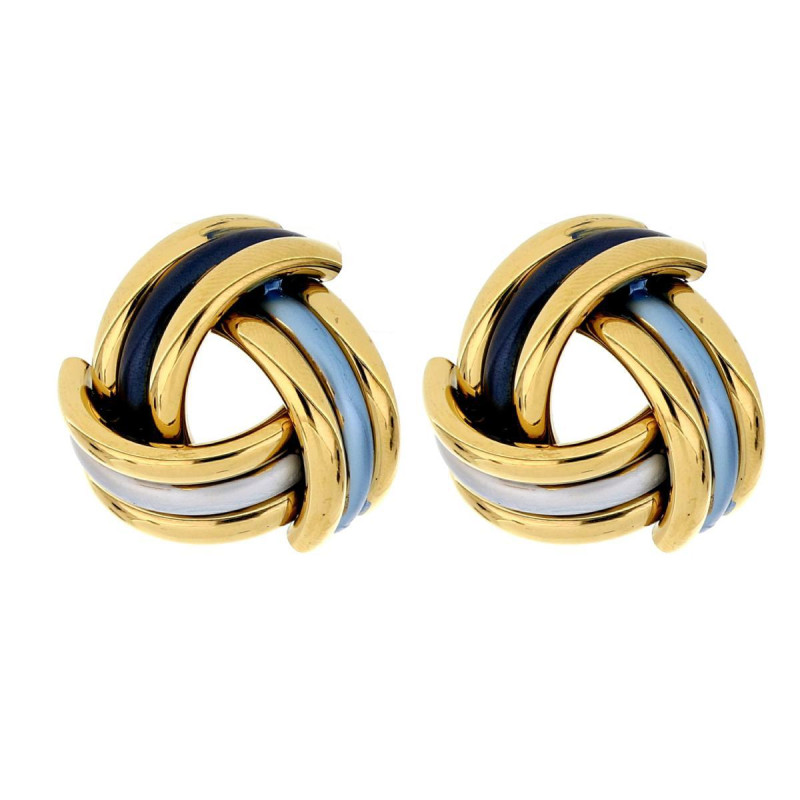 ORECCHINI NEMESI IN ACCIAIO MM 35