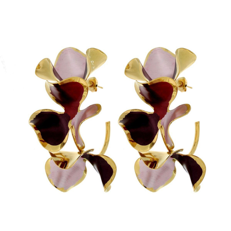 ORECCHINI NEMESI IN ACCIAIO MM 66