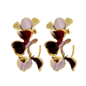 ORECCHINI NEMESI IN ACCIAIO MM 66