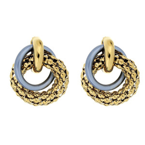 ORECCHINI NEMESI IN ACCIAIO MM 37